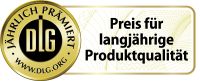 DLG Logo Preis für langjährige Produktqualität